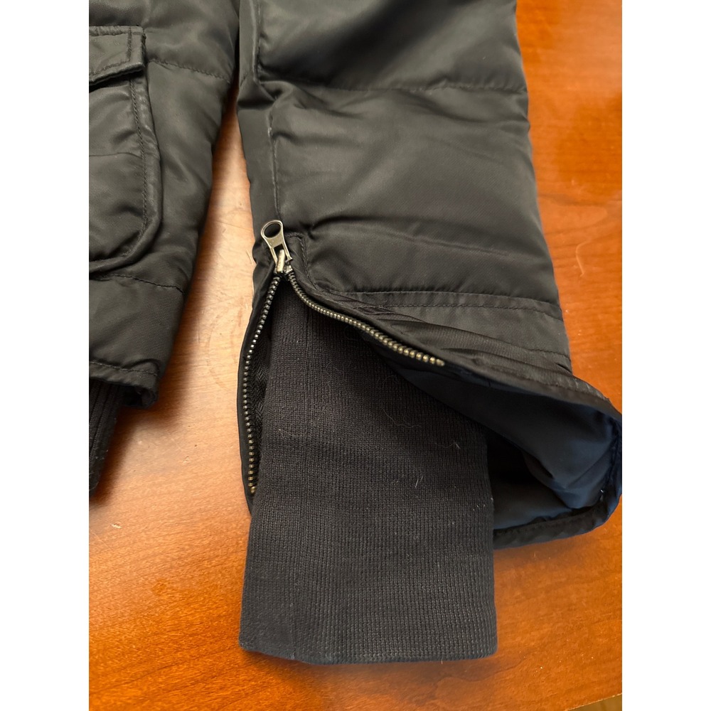 Triple Five 555 Soul puffer jacket‎ Large black vintage down Y2K skater - Picture 10 of 10